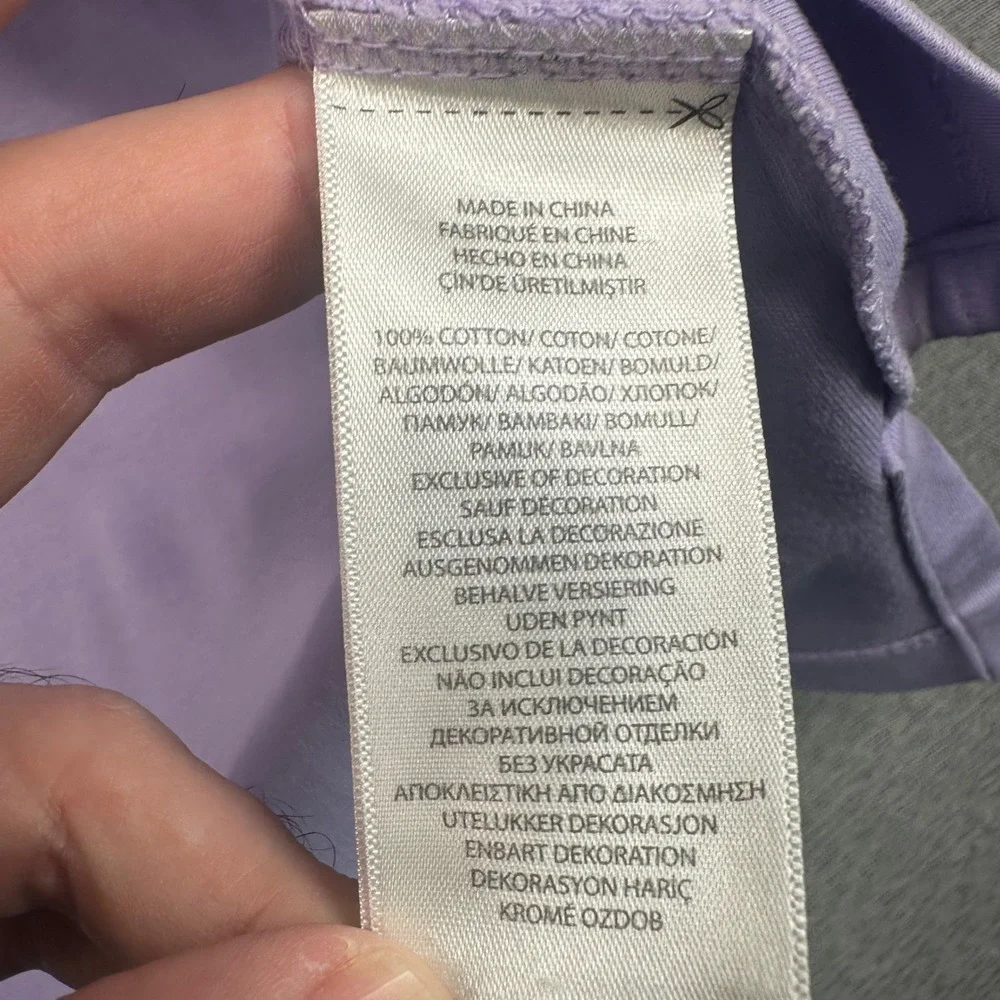 Ralph Lauren Polo Shirt Mens 2XLT Lavender Purple Cotton Jersey Short Sleeve